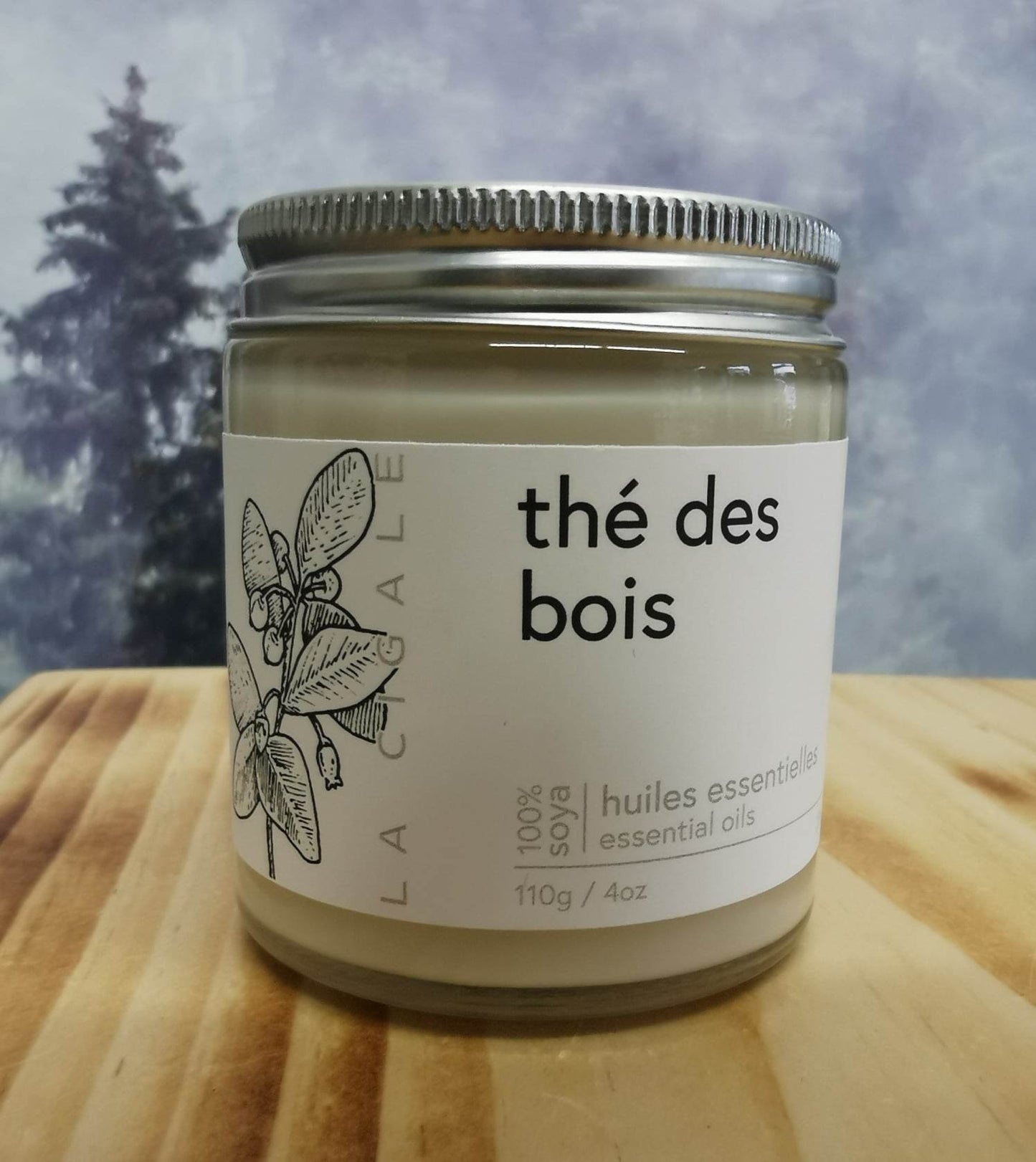 Chandelle de soya - Thé des Bois - La Cigale