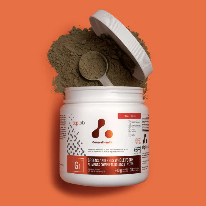 Aliments complets verts et rouges (Greens) - Atp Lab - 240g (poudre)