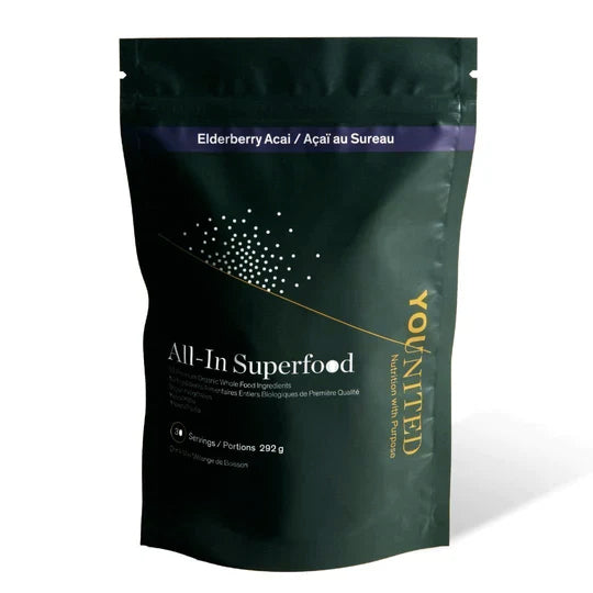 All-in-Superfood (Greens) - Sureau/Açai - Younited Wellness- 292g
