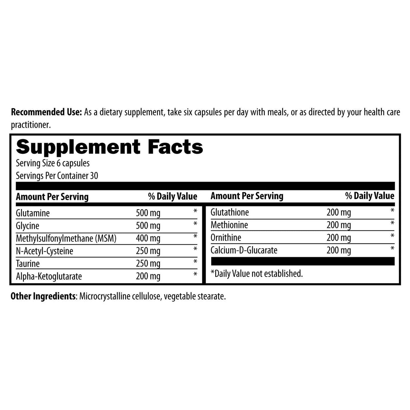 Amino-D-Tox - Designs for Health - 90 capsules