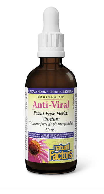 Anti-Viral - Echinamide - Natural Factors - Teinture 50ml