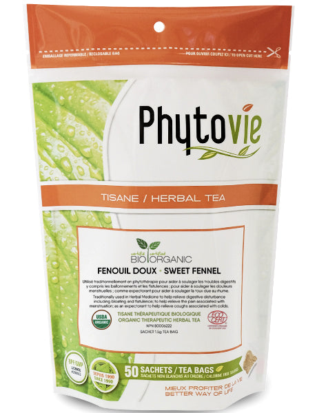 Tisane Fenouil Doux - Ballonnements et flatulences - Phytovie