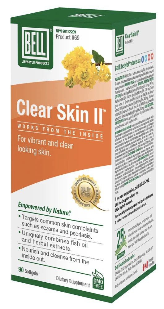 Peau Claire II - Bell #69 - 90 gélules