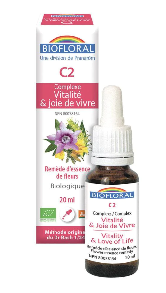 C2 - Vitalité & Joie de vivre - Biofloral - 20ml