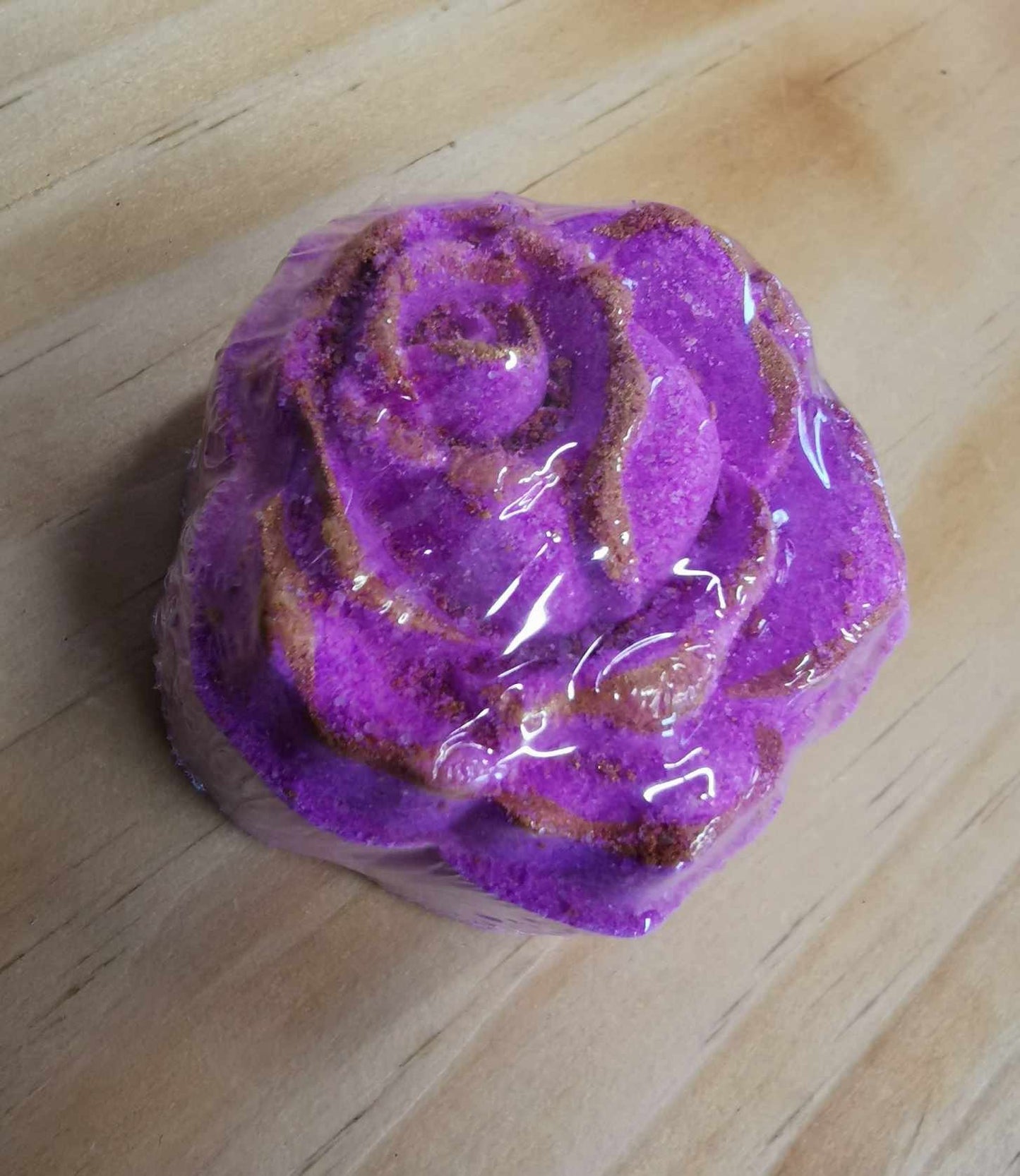 Bombe de bain effervescence - Rose Mini - Framboise et Hibiscus