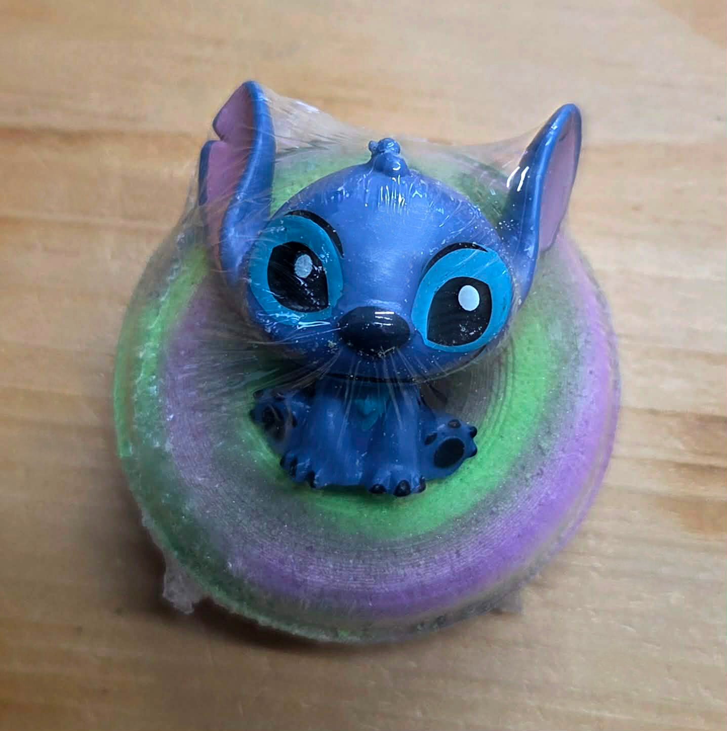 Bombe de bain effervescente - Stitch - Framboise Vanille