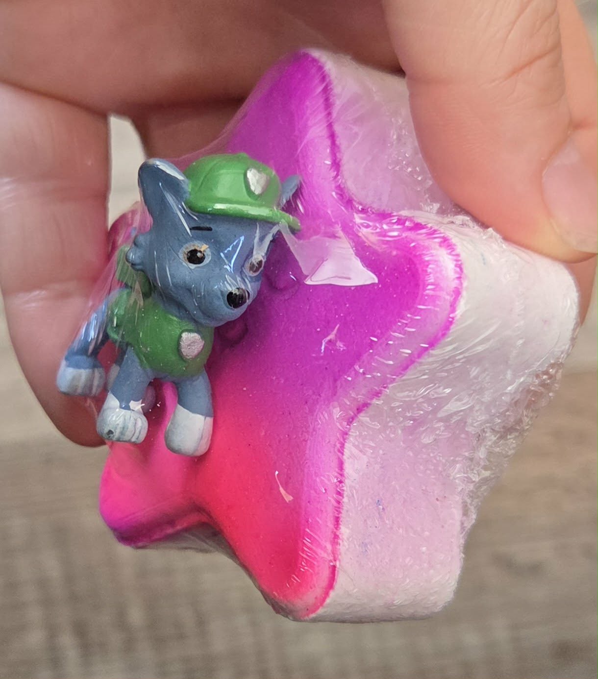 Bombe de bain effervescente avec jouet - Pat Patrouille - Rocky - Froot Loops