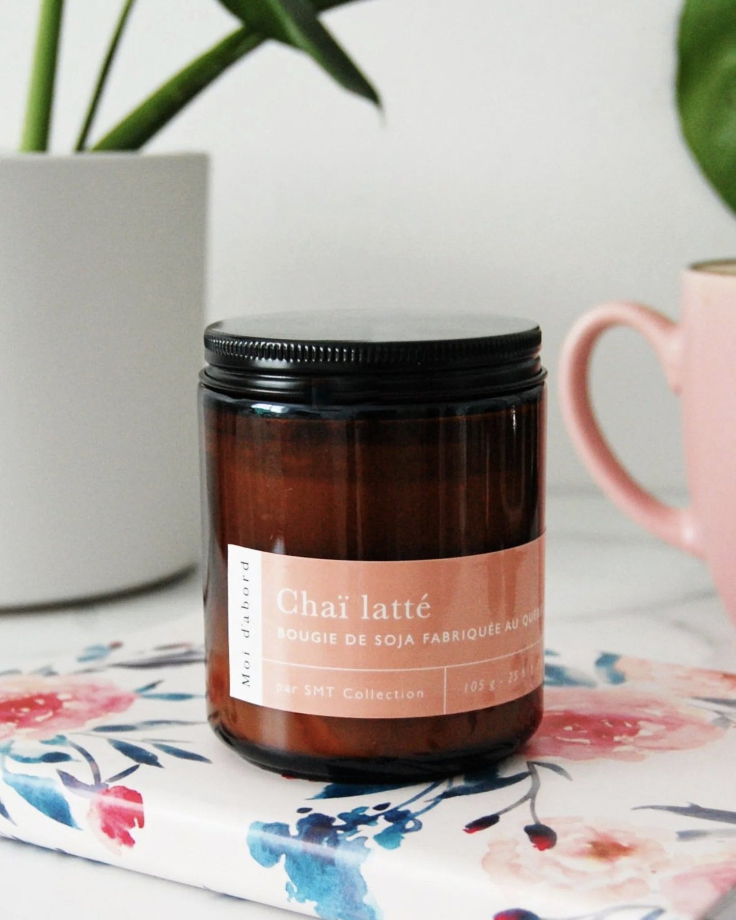 Bougie de soya Chai Latté - Moi D'abord