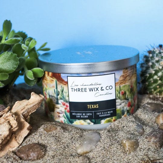 Chandelle de soya - Texas - Three Wix & Co