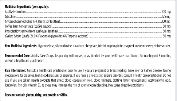 Brain Vitale - Designs for health - 60 capsules