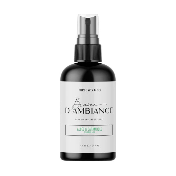 Bruine d'ambiance - Aloès et Carambole - Three Wix & Co - 250ml