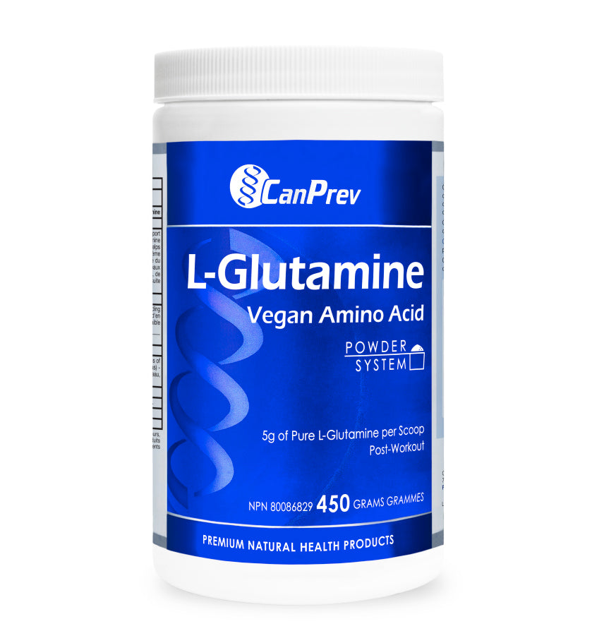 L-Glutamine - Acide Aminé Vegan - CanPrev - 450g (poudre sans saveur)