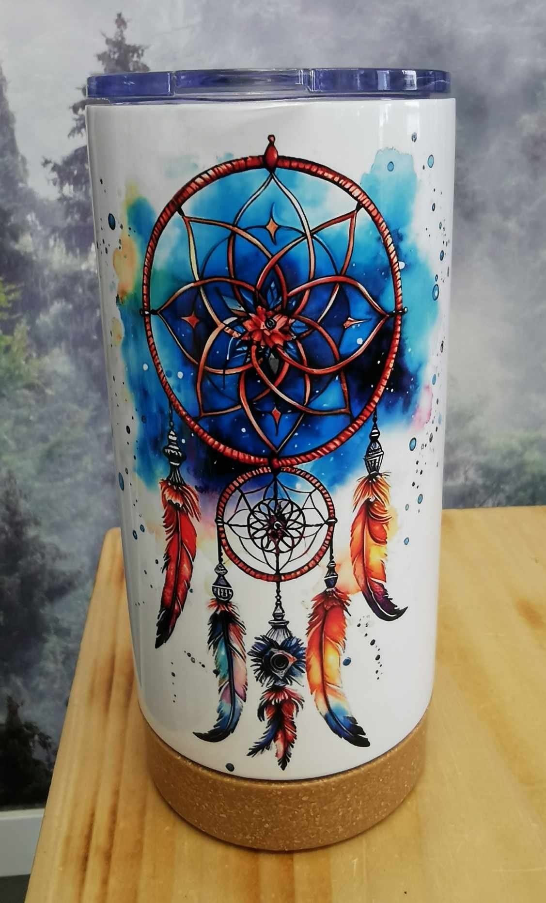 Gourde isotherme - Capteur de rêves - Dream Catcher - 16 oz.