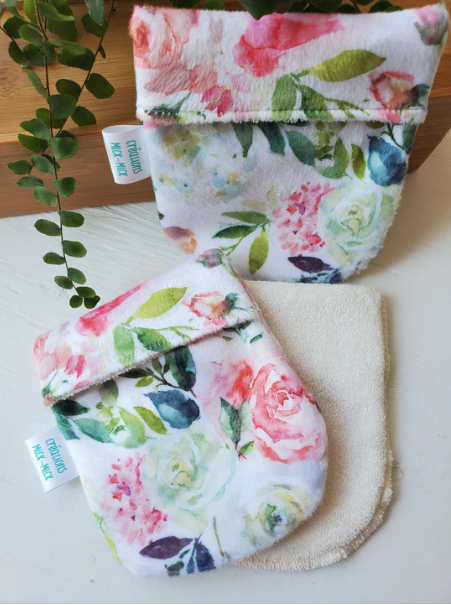 Mitaine de bain Aquarelle Florale