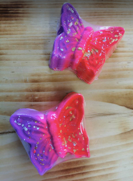 Bombe de bain effervescente -  Papillon - Fruitloops