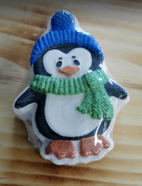 Bombe de bain Pingouin