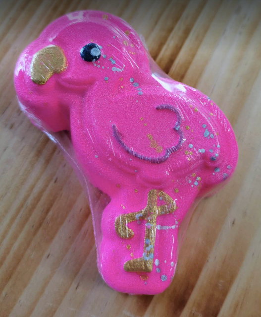 Bombe de bain Flamant Rose