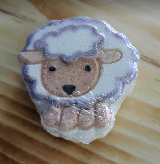 Bombe de bain effervescente - Bébé Mouton - Mangue Papaye