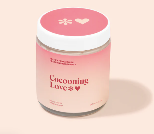 Beurre corporel fouetté Pêche et framboises - Cocooning Love