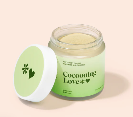 Masque Vert - Nettoie et Purifie - Cocooning Love