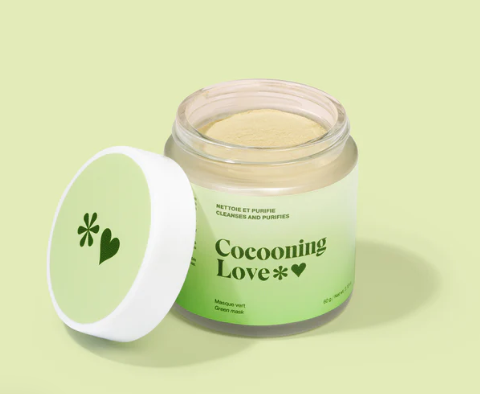 Masque Vert - Nettoie et Purifie - Cocooning Love