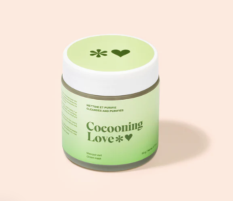 Masque Vert - Nettoie et Purifie - Cocooning Love