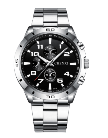 Montre Chenxi fond noir