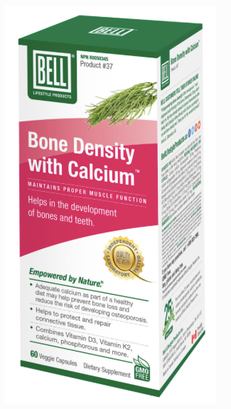 Densité osseuse avec Calcium - Bell #37 - 60 capsules