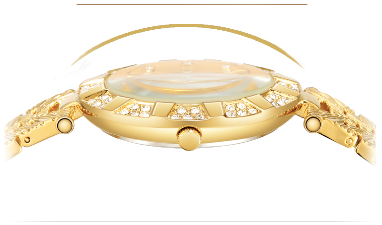 Montre Miss Fox pour femmes en métal deux tons or et argent