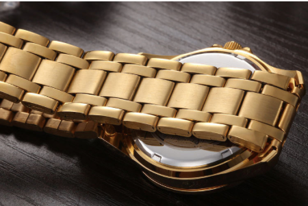 Montre Chenxi pour hommes or fond noir