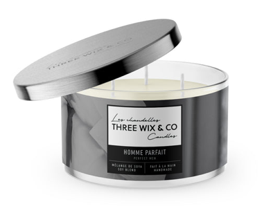 Chandelle Homme Parfait - Three Wix & Co