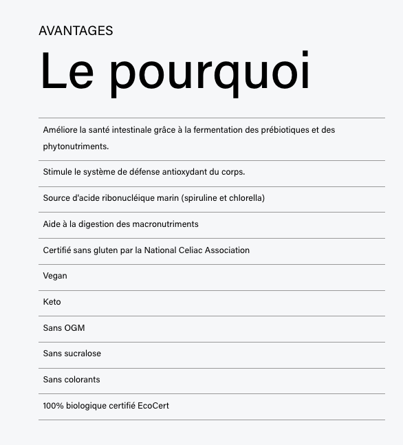 Aliments complets verts et rouges (Greens) - Atp Lab - 240g (poudre)