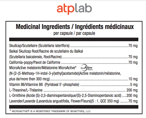 Syner Sleep - ATP Lab - 60 capsules
