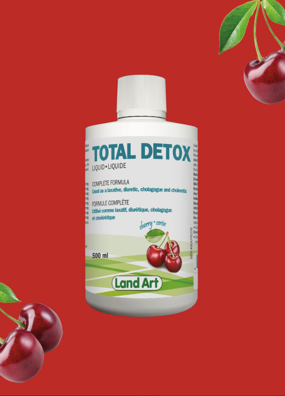 Total Detox - Liquide 500ml - Cerise - Land Art