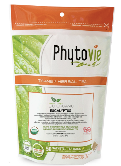 Tisane Eucalyptus - Expectorante - Phytovie - 25 Sachets