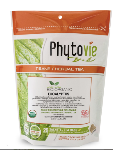 Tisane Eucalyptus - Expectorante - Phytovie - 25 Sachets