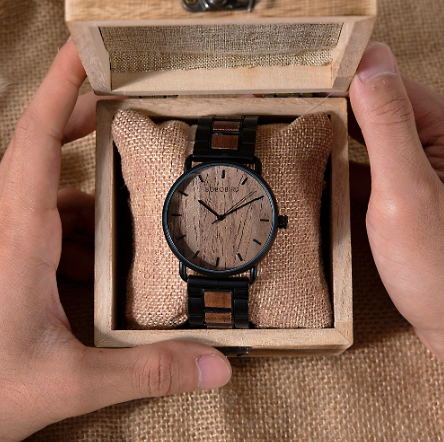 Montre Bobo Bird Métal et bois