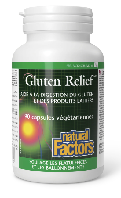 Gluten Relief - Natural Factors - 90 capsules