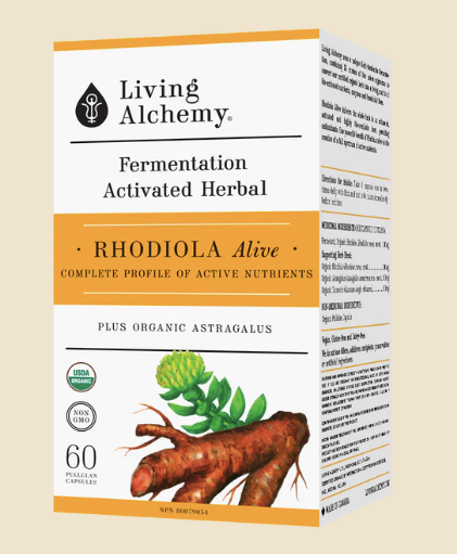 Rhodiola - Soutien à l'endurance et à l'énergie - Living Alchemy - 60 capsules