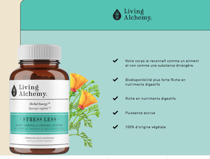 Stress Moins - Living Alchemy - 60 capsules