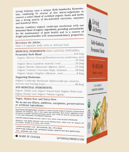 Guerrier - Living Alchemy - 60 capsules