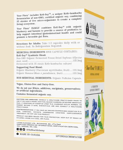 Votre Flore Famille - Living Alchemy - 60 capsules