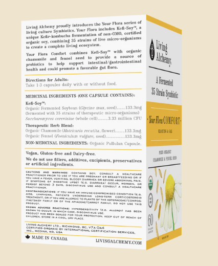 Votre Flore Confort - Living Alchemy - 60 capsules / 120 capsules