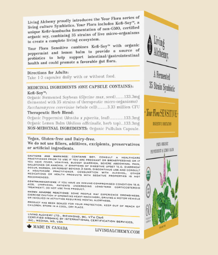 Votre Flore Sensible - Living Alchemy - 60 capsules