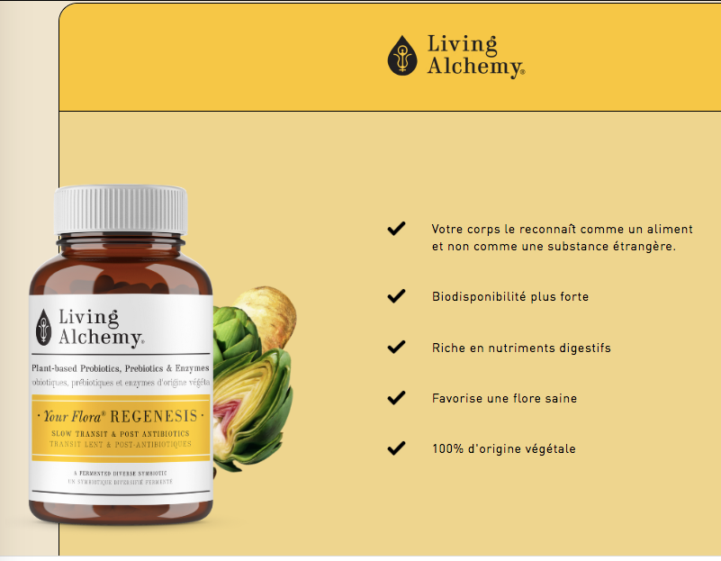 Votre Flore Régénérante - Living Alchemy - 60 capsules / 120 capsules