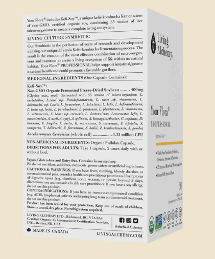 Votre flore professionnelle - Living Alchemy - 60 capsules