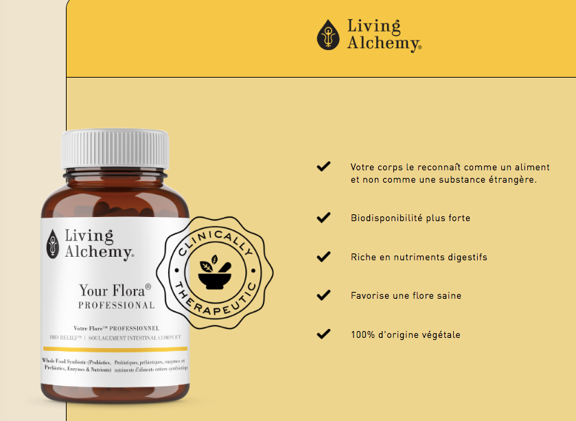 Votre flore professionnelle - Living Alchemy - 60 capsules