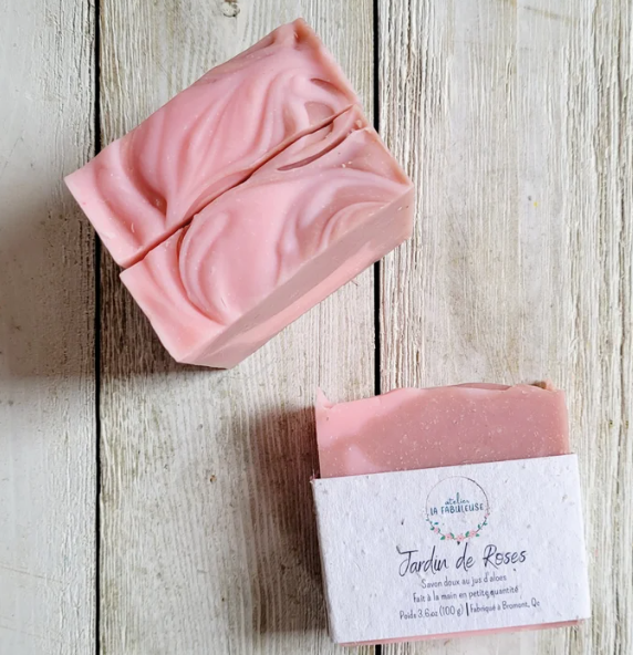 Savon Jardin de Roses - Atelier La Fabuleuse