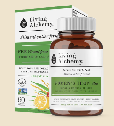 Fer Vivant pour femmes - Living Alchemy - 60 capsules