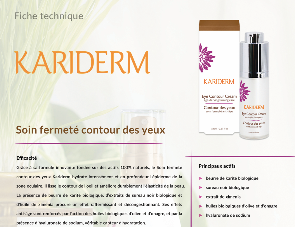 Contour des yeux - Kariderm